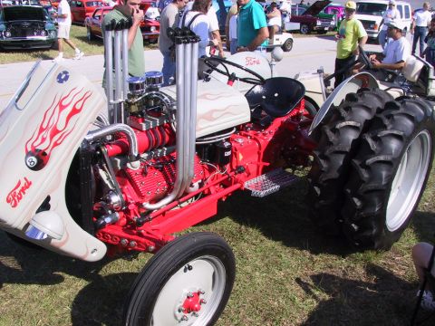 Tractor with a Blower!